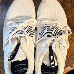Nike White Comfort Footbed Sneakers